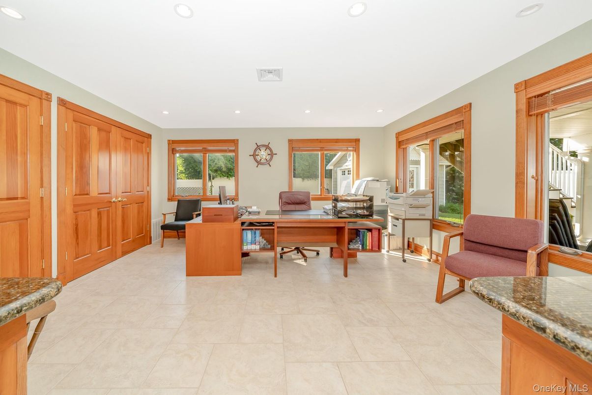 Home Office, Interior, Recessed Lighting