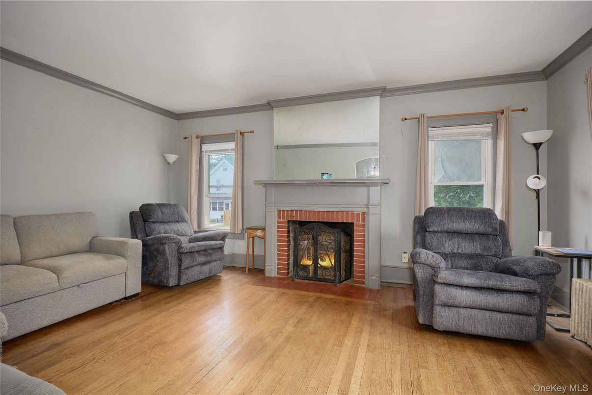 Fireplace, Interior, Wood Texture Flooring