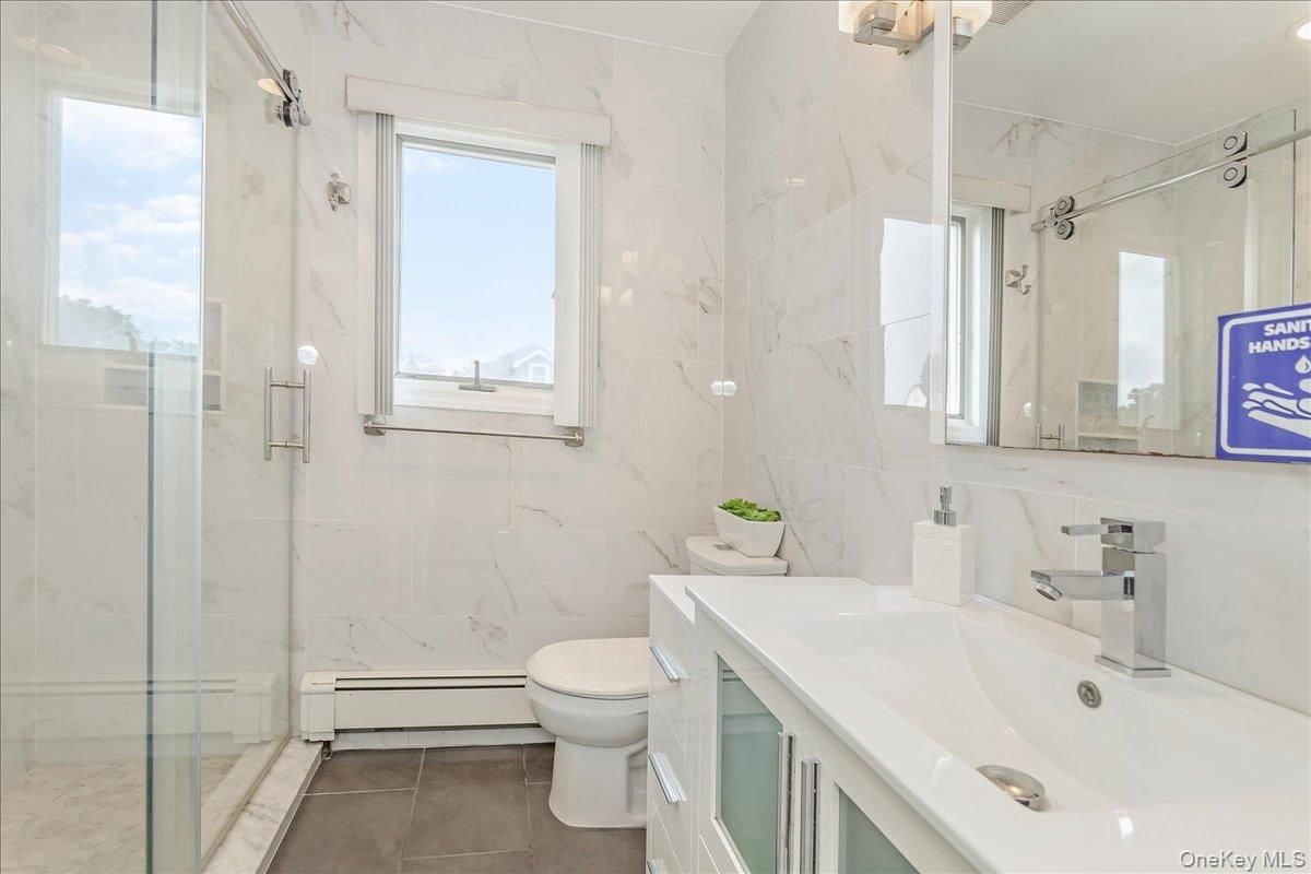 Bathroom, Glass Shower, Interior, Marble Walls