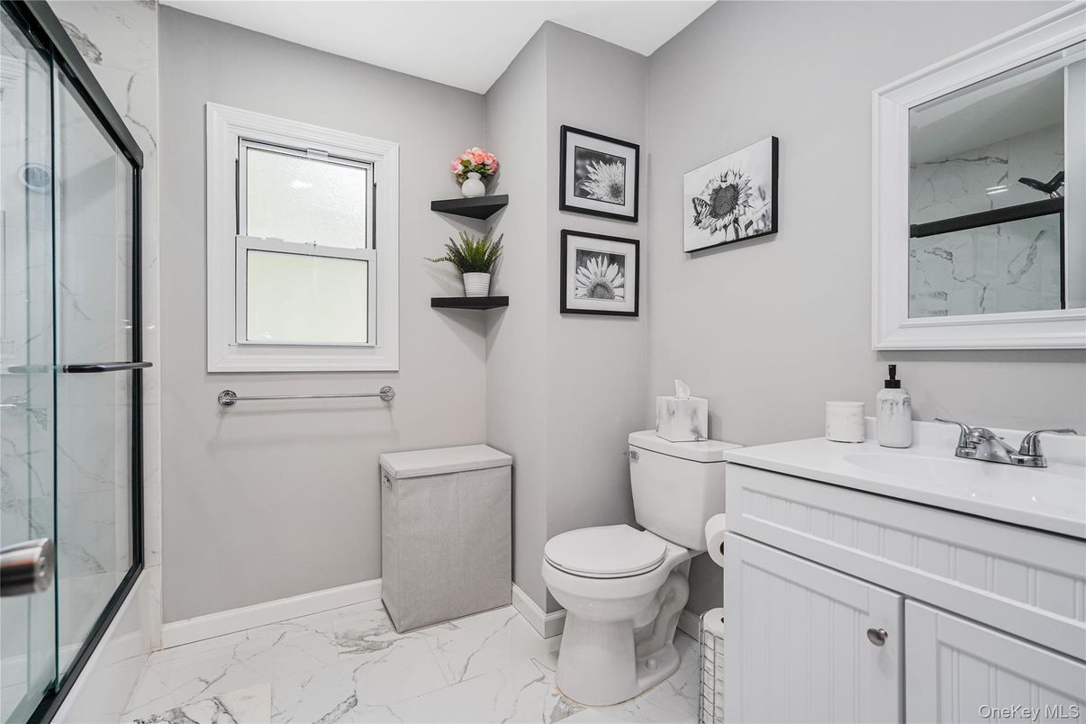 Bathroom, Glass Shower, Interior, Marble, Marble Walls