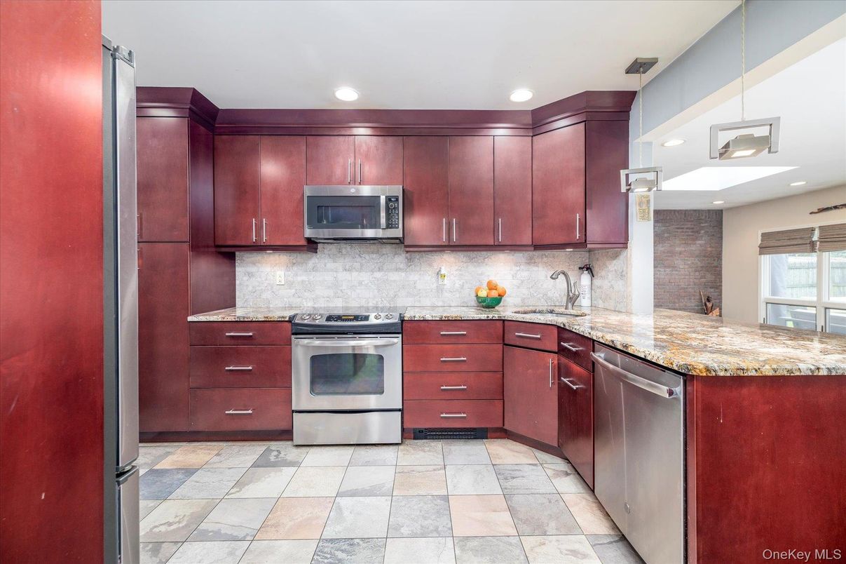 Interior, Kitchen, Recessed Lighting, Stainless Steel Appliances