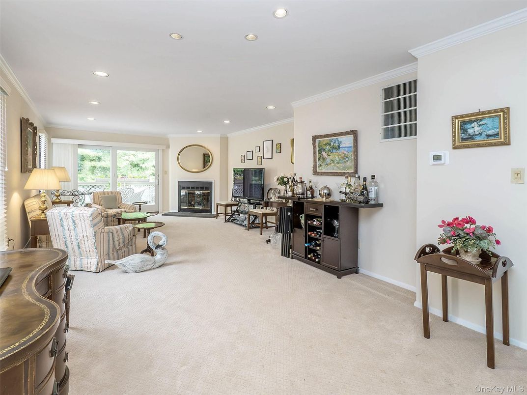 Fireplace, Home Office, Interior, Living room, Recessed Lighting