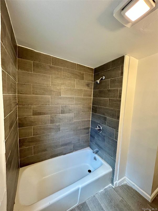 Bathroom, Interior, Wood Texture Flooring, Wooden Walls