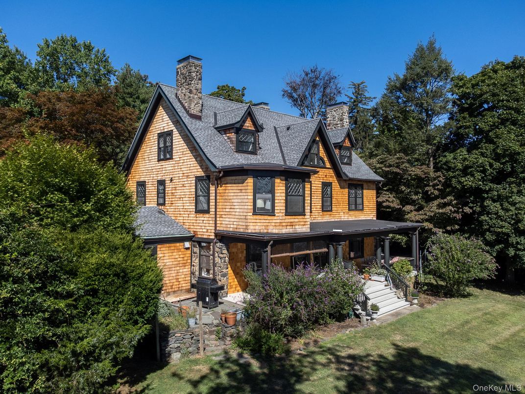 Exterior, Facade, Brick Facade, Tudor Revival
