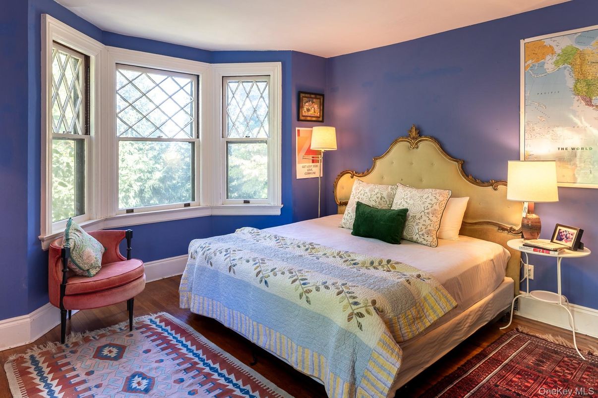 Bedroom, Interior, Wood Texture Flooring