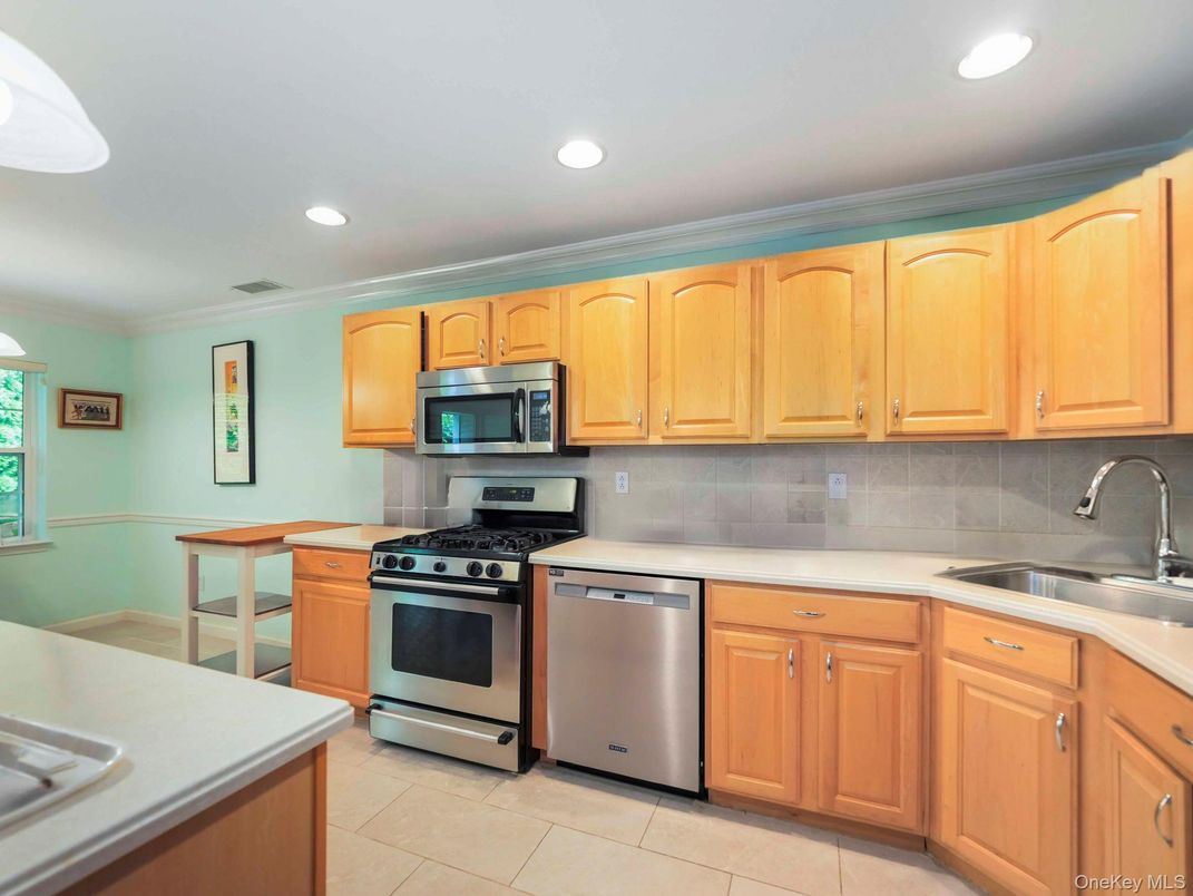 Interior, Kitchen, Recessed Lighting, Stainless Steel Appliances