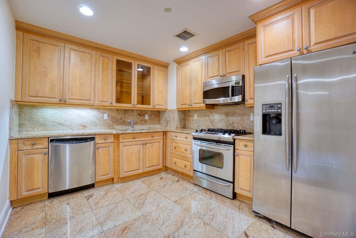 Interior, Kitchen, Recessed Lighting, Stainless Steel Appliances