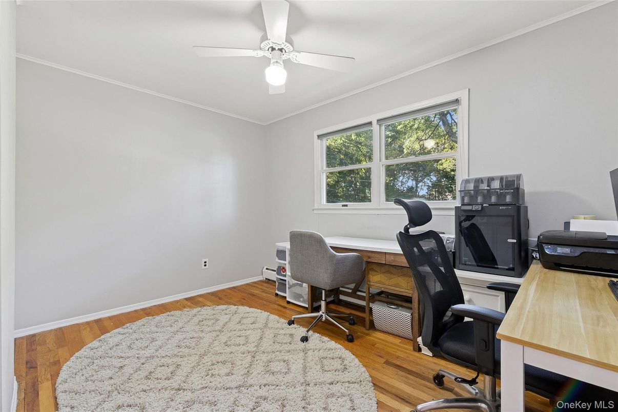 Home Office, Interior, Wood Texture Flooring