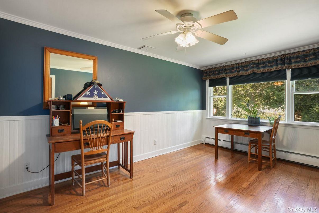 Home Office, Interior, Wood Texture Flooring