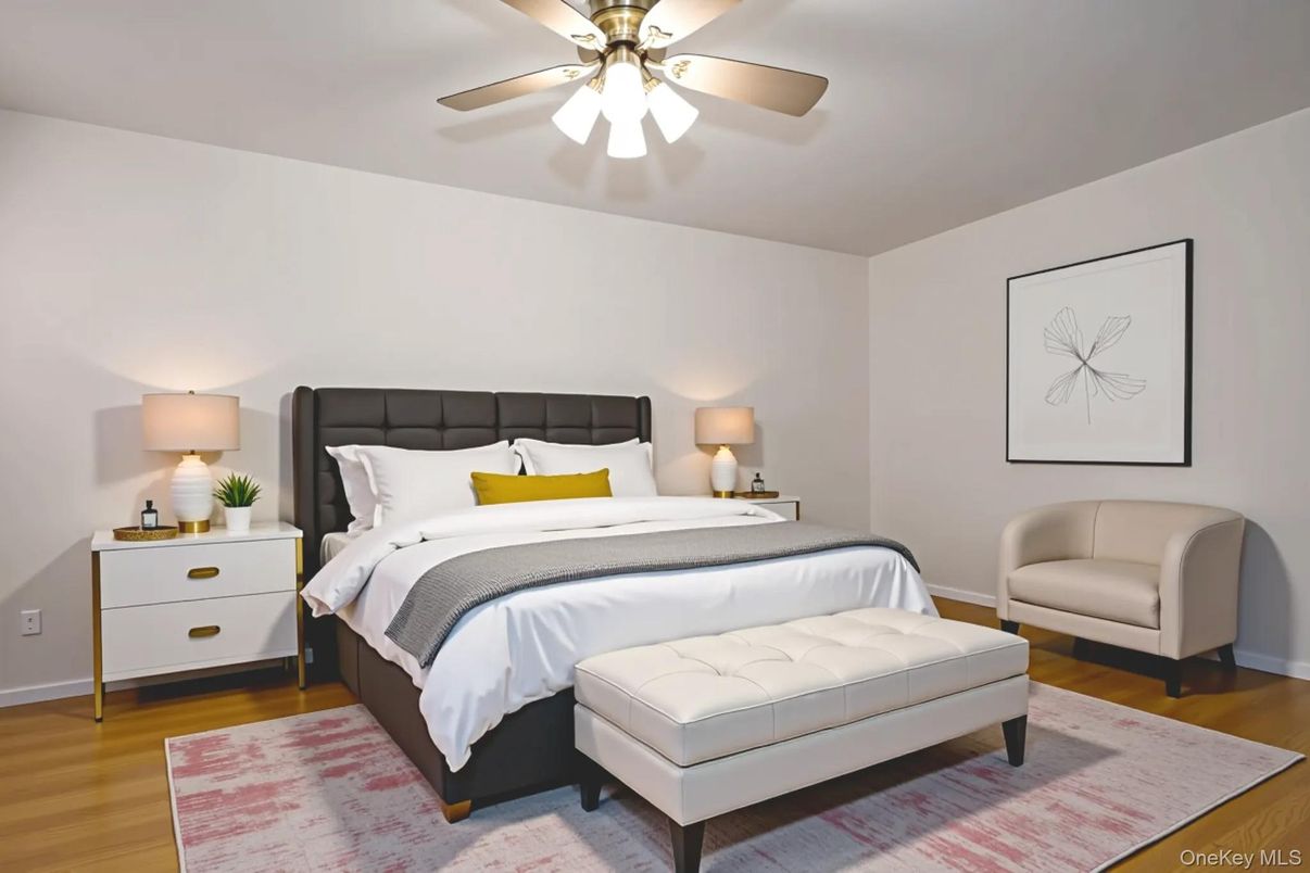 Bedroom, Interior, Wood Texture Flooring