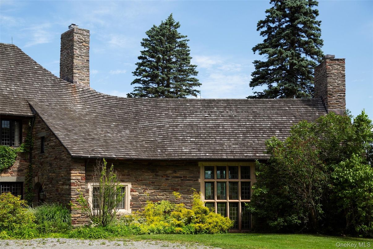 Exterior, Facade, Brick Facade, Tudor Revival