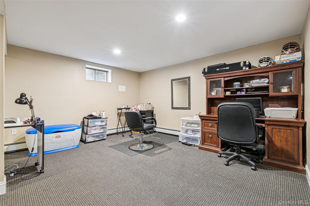 Home Office, Interior, Recessed Lighting
