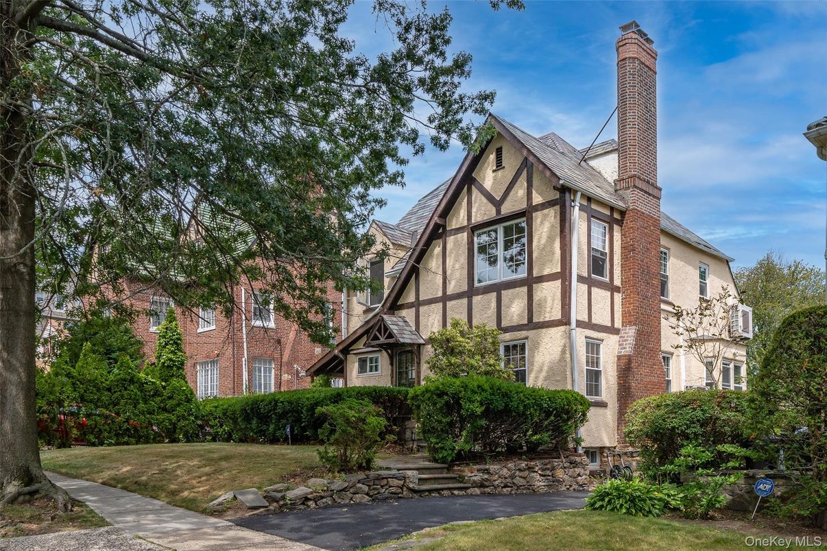 Exterior, Facade, Brick Facade, Tudor Revival