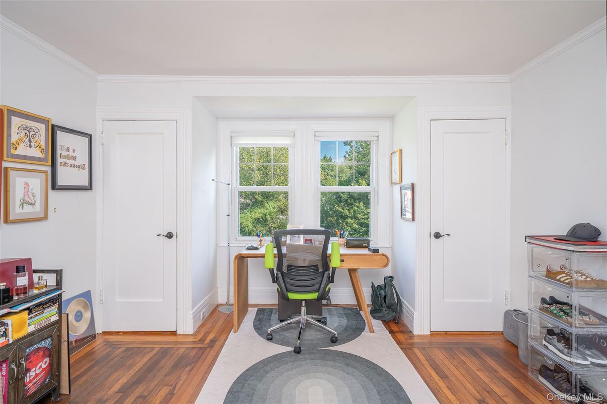 Home Office, Interior, Wood Texture Flooring