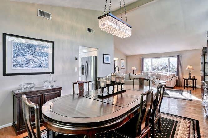 Chandelier, Dining room, Interior, Living room, Wood Texture Flooring