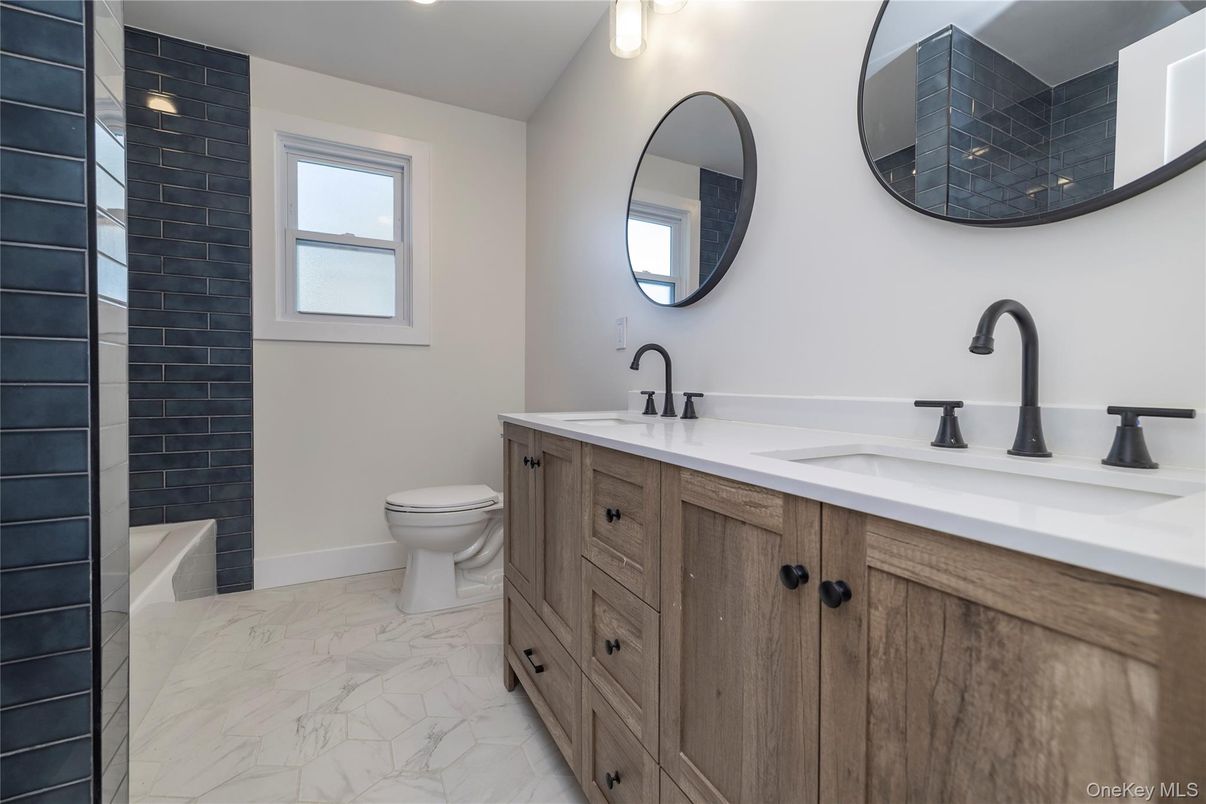 Bathroom, Dual Sink Vanities, Interior, Marble