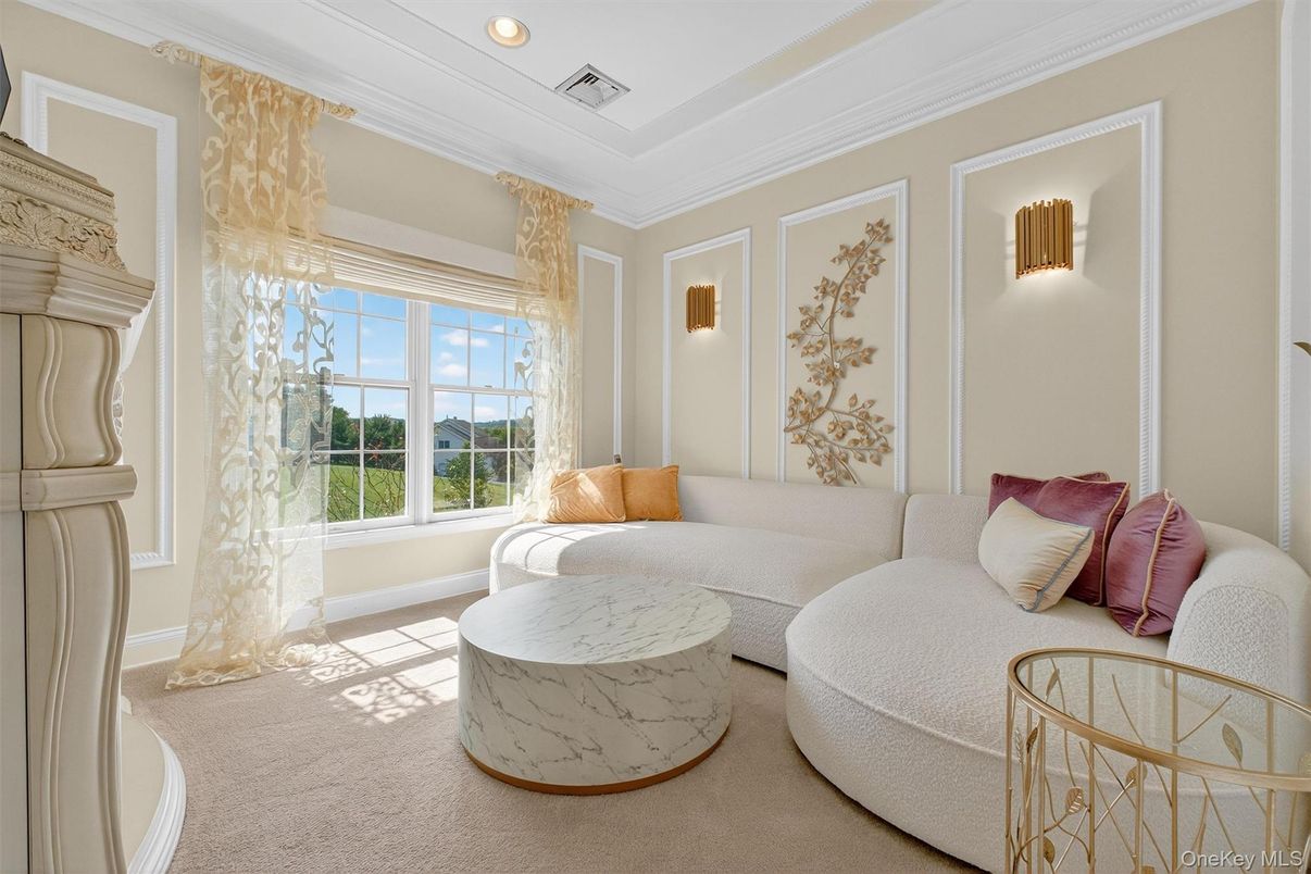 Interior, Living room, Recessed Lighting