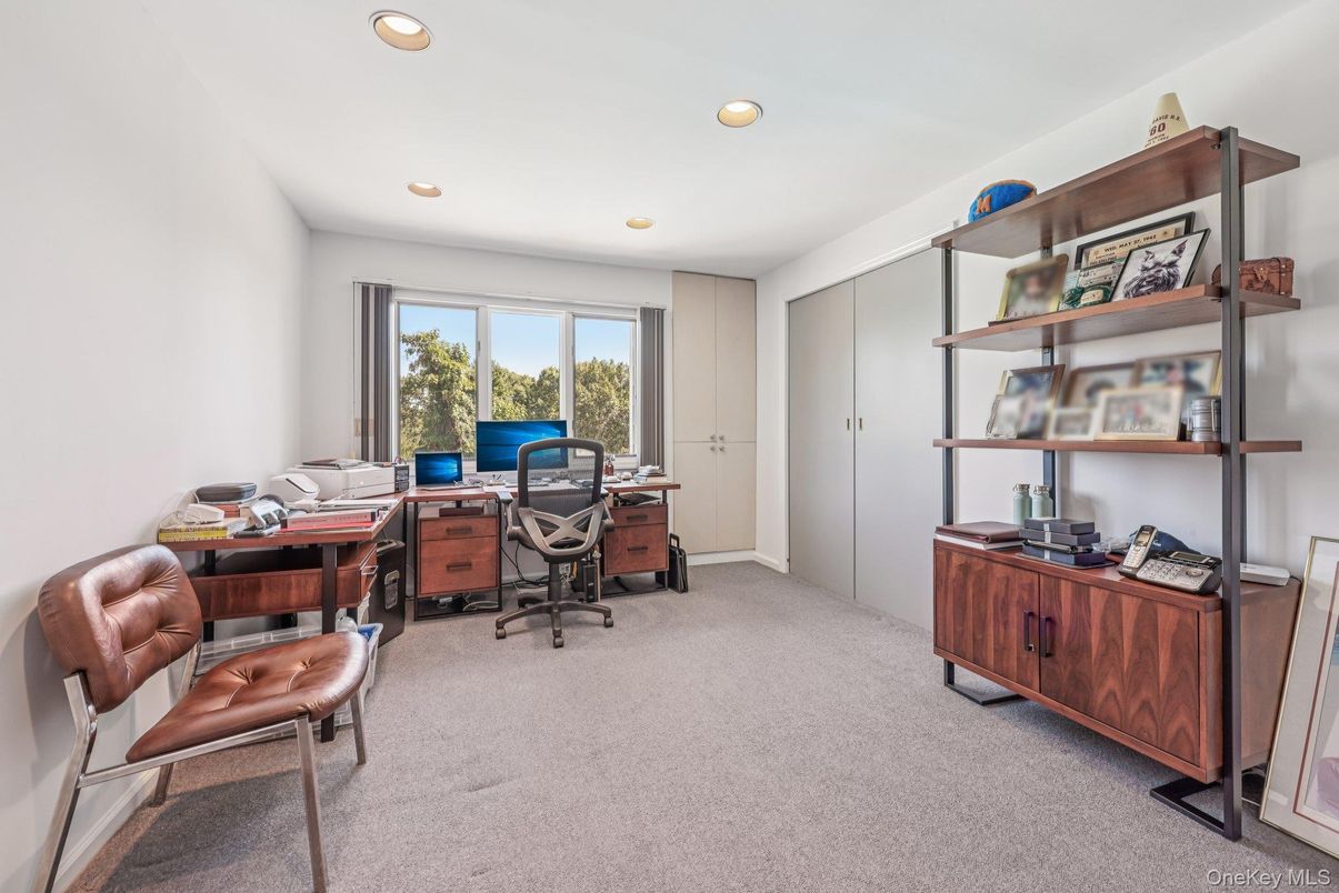 Home Office, Interior, Recessed Lighting