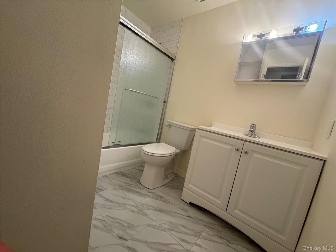Bathroom, Glass Shower, Interior, Marble