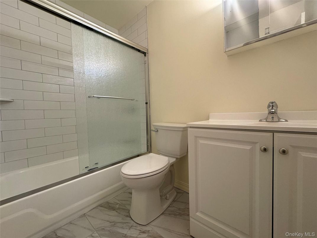 Bathroom, Glass Shower, Interior, Marble