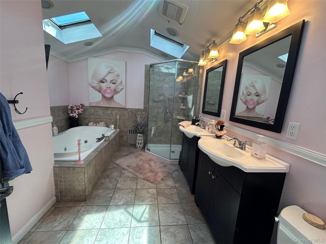 Bathroom, Dual Sink Vanities, Glass Shower, Interior