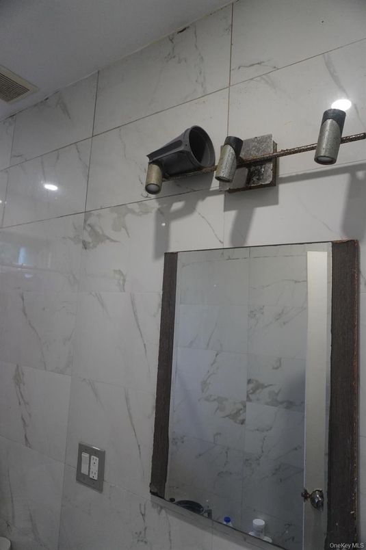 Bathroom, Glass Shower, Interior, Marble Walls