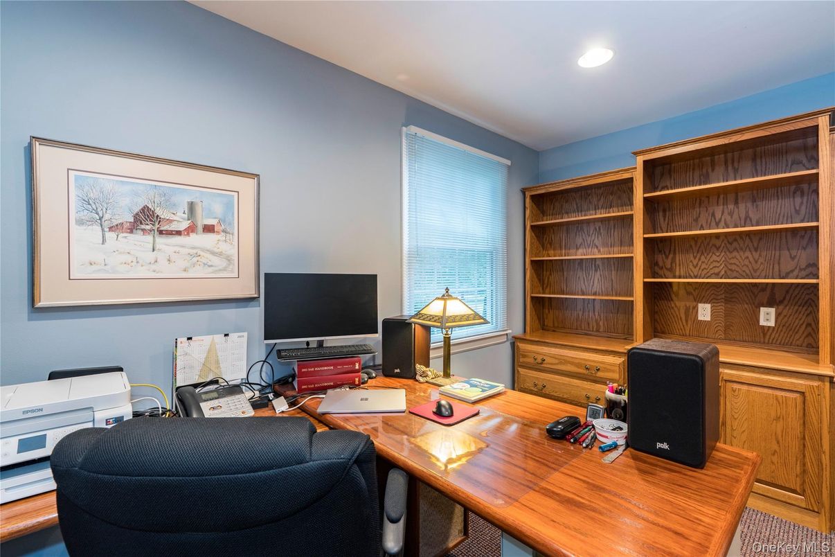 Home Office, Interior, Recessed Lighting