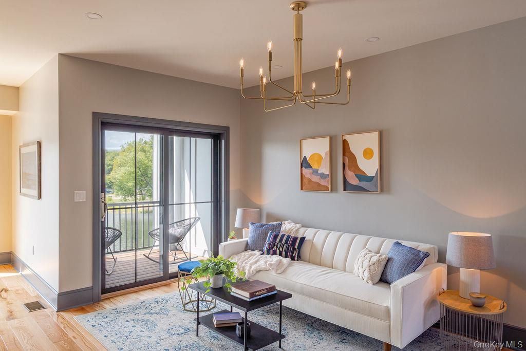 Chandelier, Interior, Living room, Recessed Lighting, Wood Texture Flooring