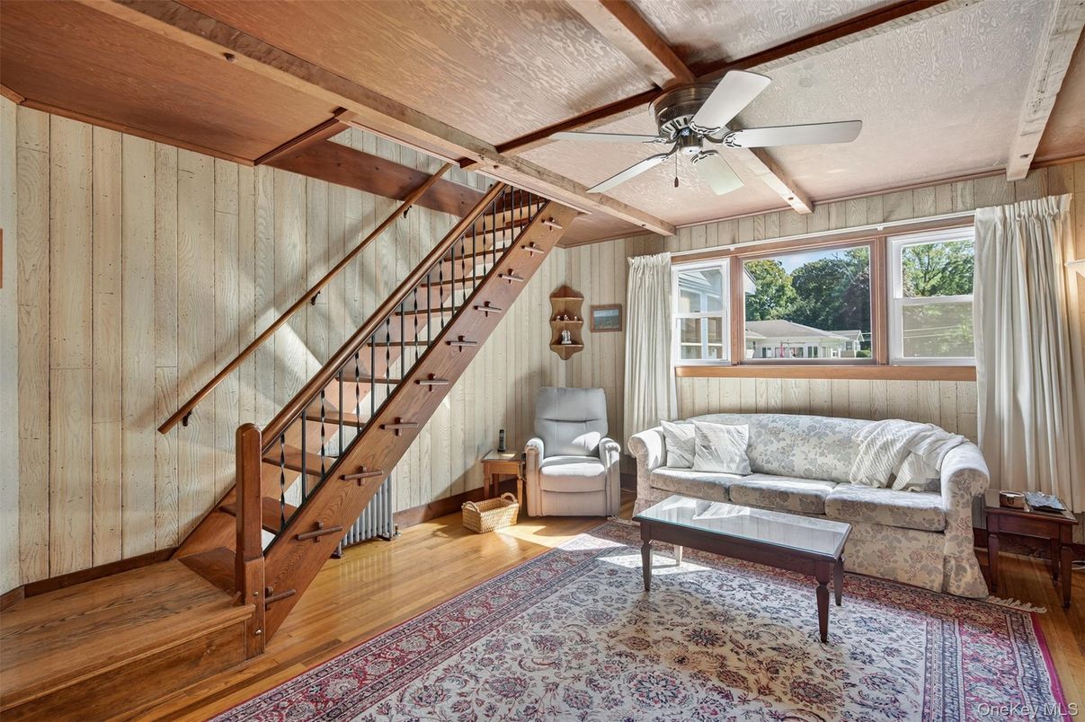 Interior, Living room, Wooden Beams, Wood Texture Flooring