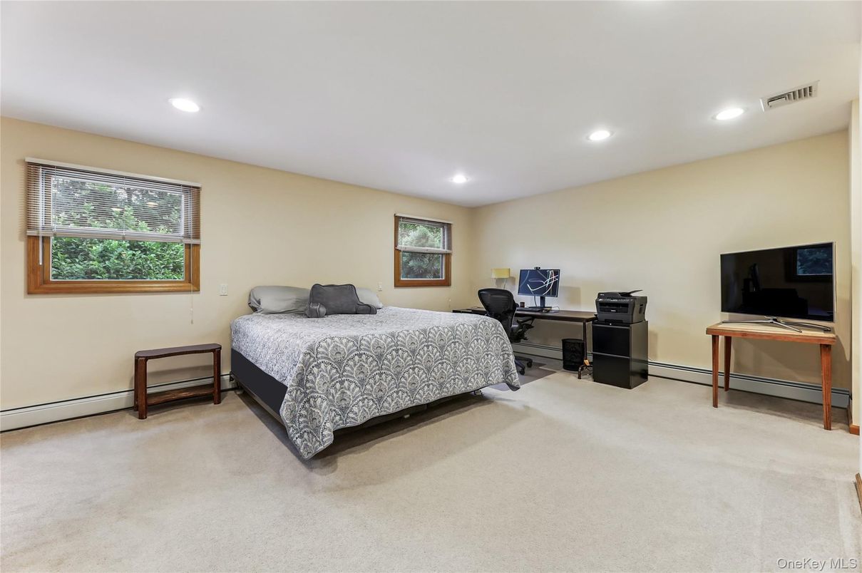 Bedroom, Home Office, Interior, Recessed Lighting