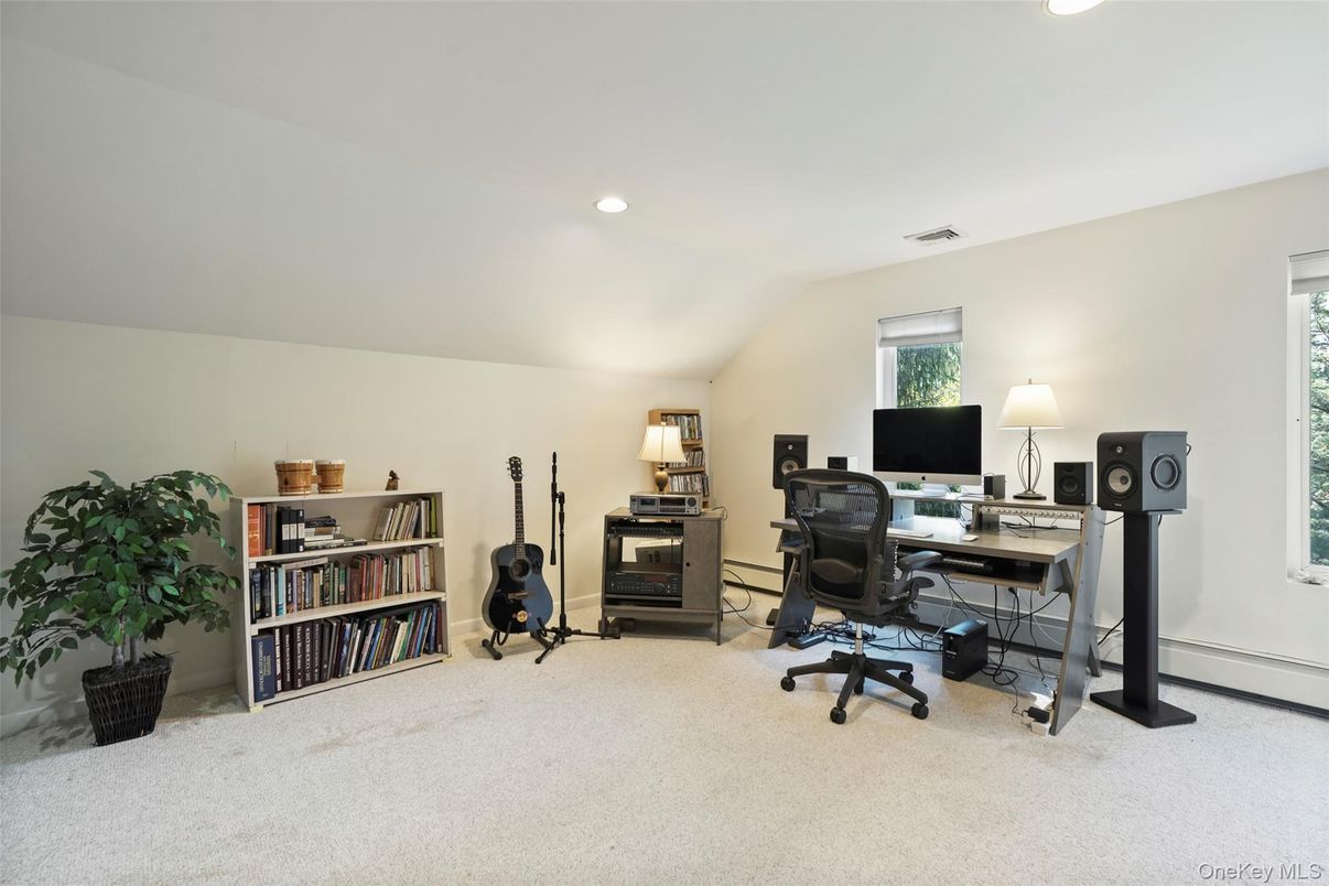 Home Office, Interior, Recessed Lighting