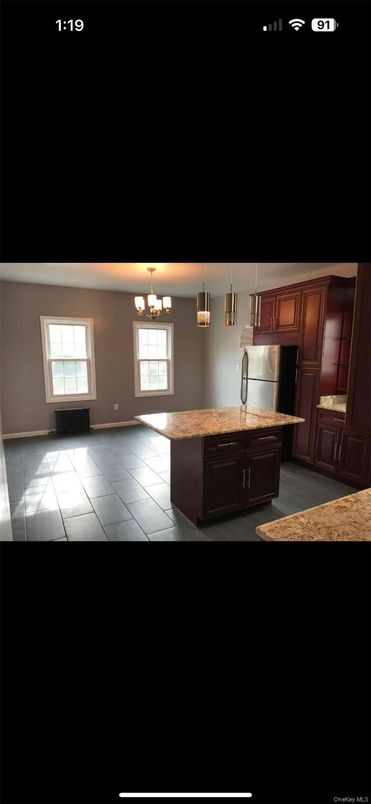 Chandelier, Interior, Kitchen, Pendant Lights, Wood Texture Flooring