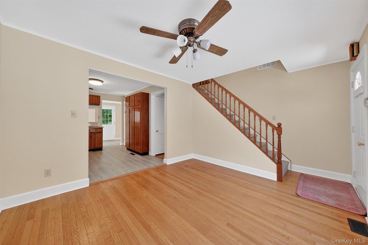 Empty room, Interior, Kitchen, Wood Texture Flooring