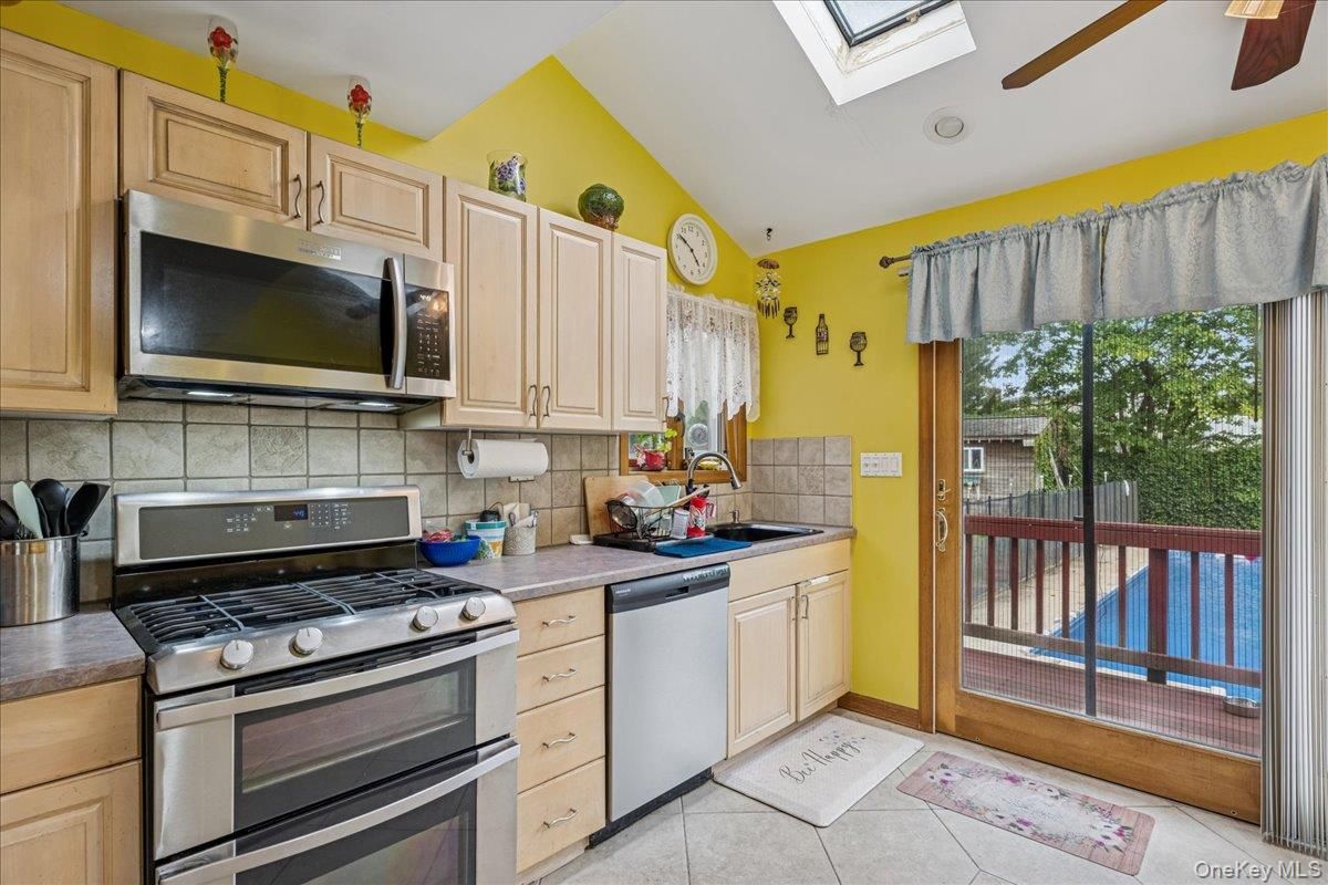 Interior, Kitchen, Recessed Lighting, Stainless Steel Appliances