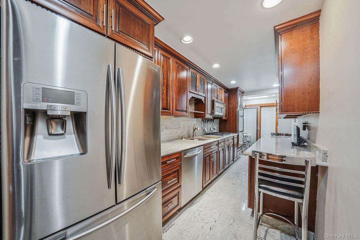 Interior, Kitchen, Recessed Lighting, Stainless Steel Appliances