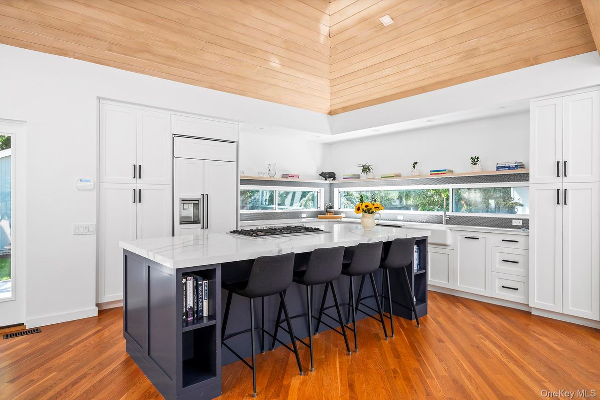 Interior, Kitchen, Wooden Ceilings, Wood Texture Flooring
