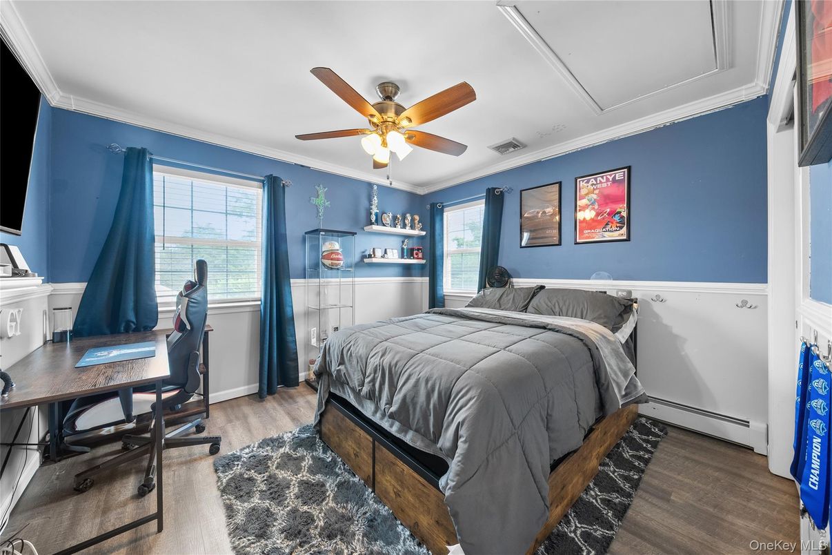 Bedroom, Home Office, Interior, Wood Texture Flooring