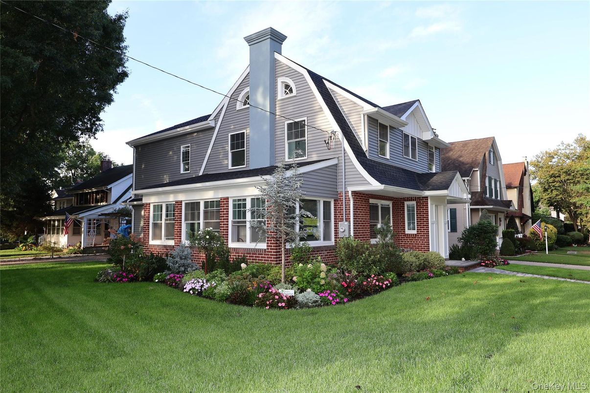 Backyard, Exterior, Facade, Brick Facade, Solar Panels, Queen Anne Victorian