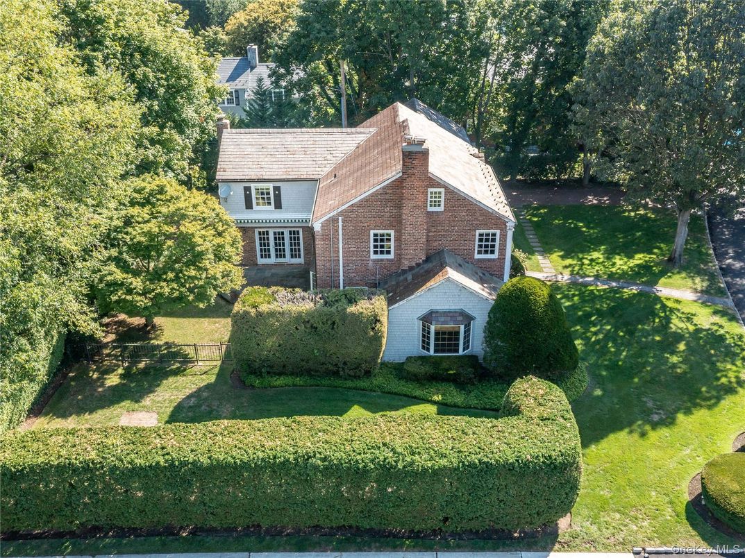 Exterior, Facade, Brick Facade, Tudor Revival