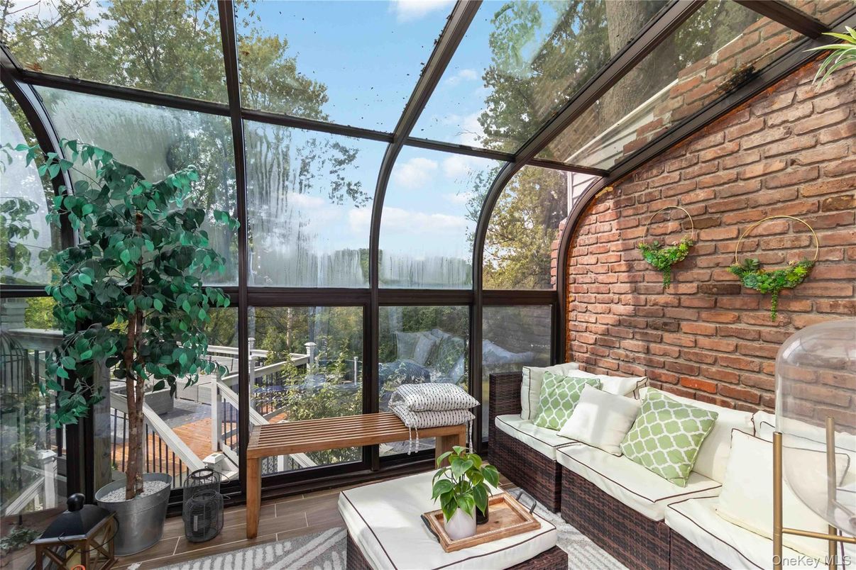 Glass Ceilings, Interior, Stone Walls, Sun Room