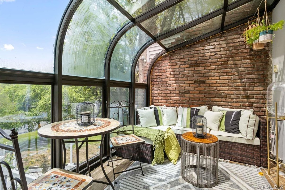 Interior, Stone Walls, Sun Room