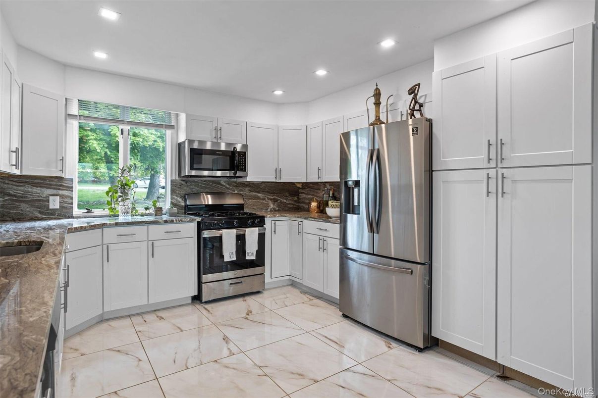 Interior, Kitchen, Recessed Lighting, Stainless Steel Appliances