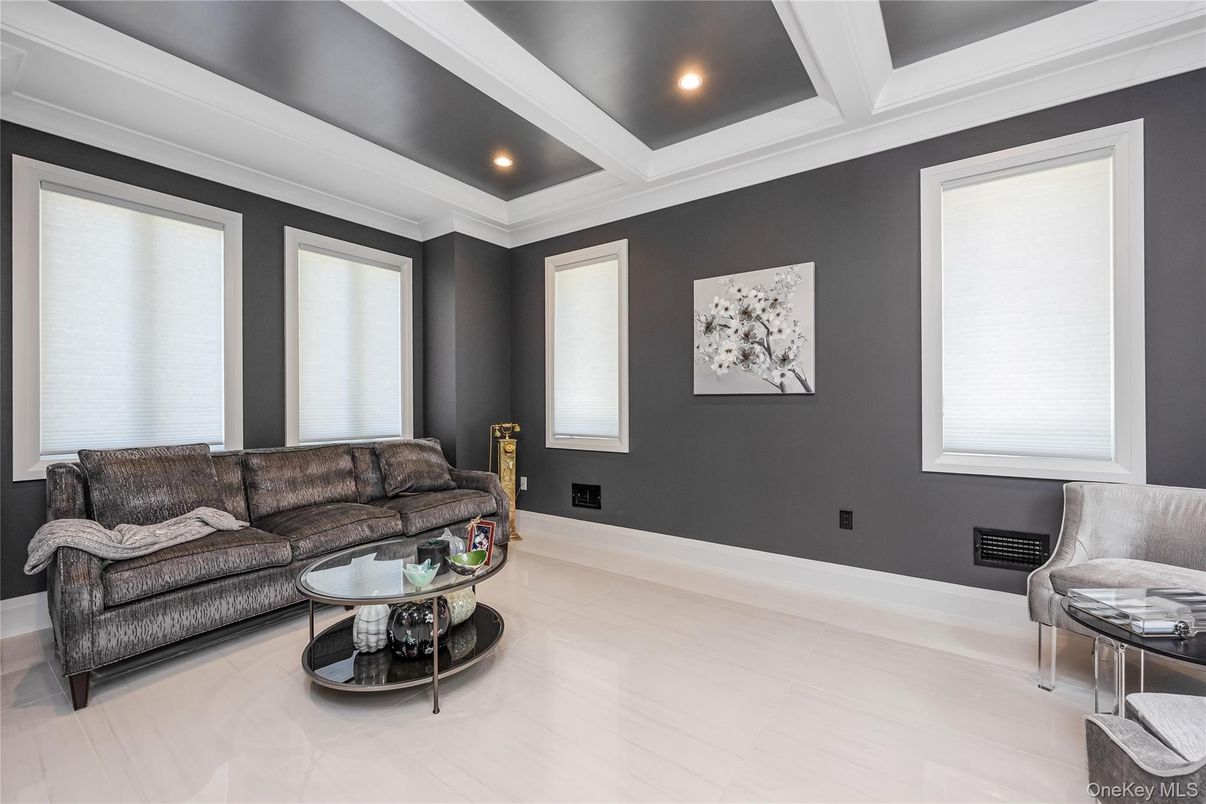 Interior, Living room, Recessed Lighting