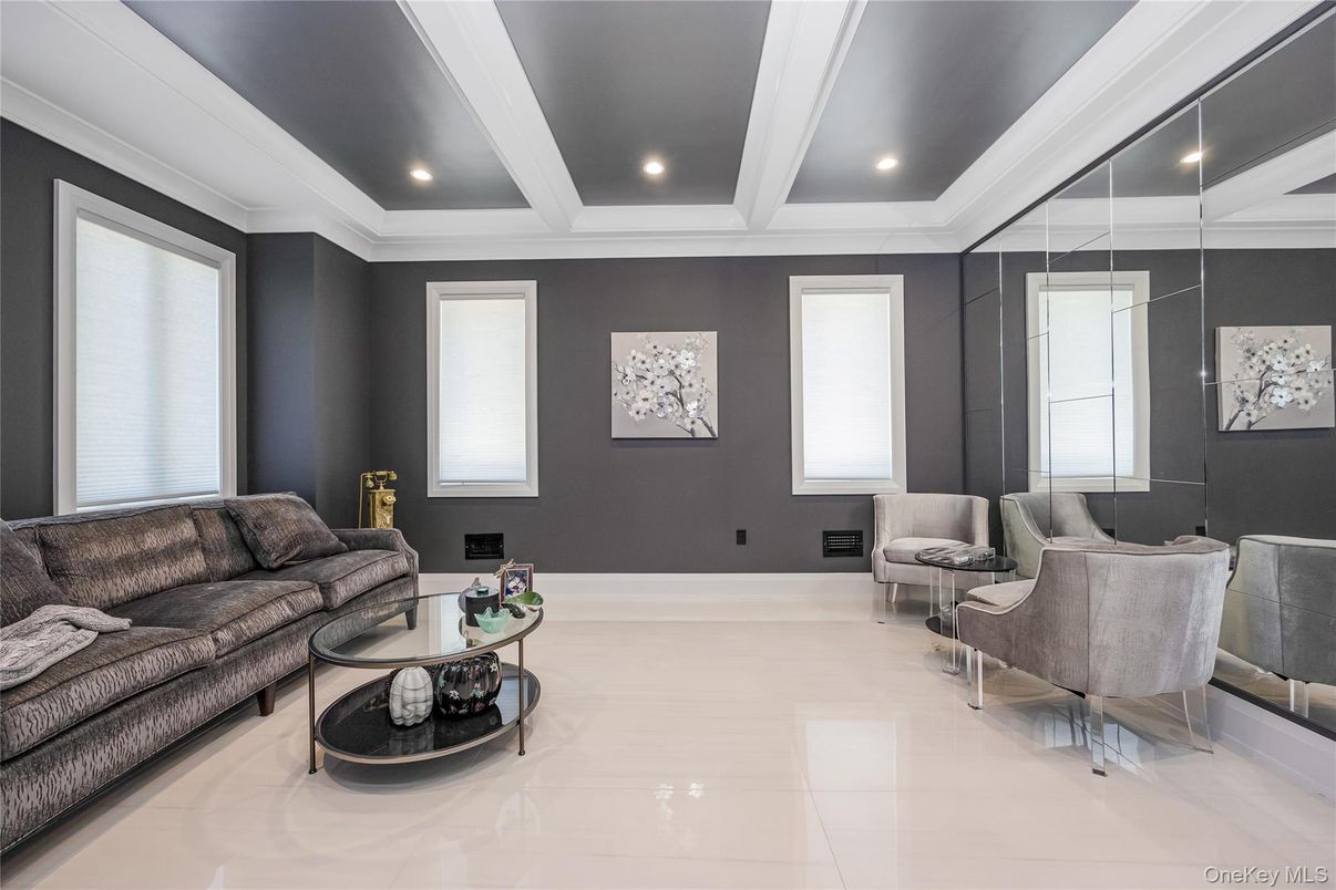 Interior, Living room, Recessed Lighting