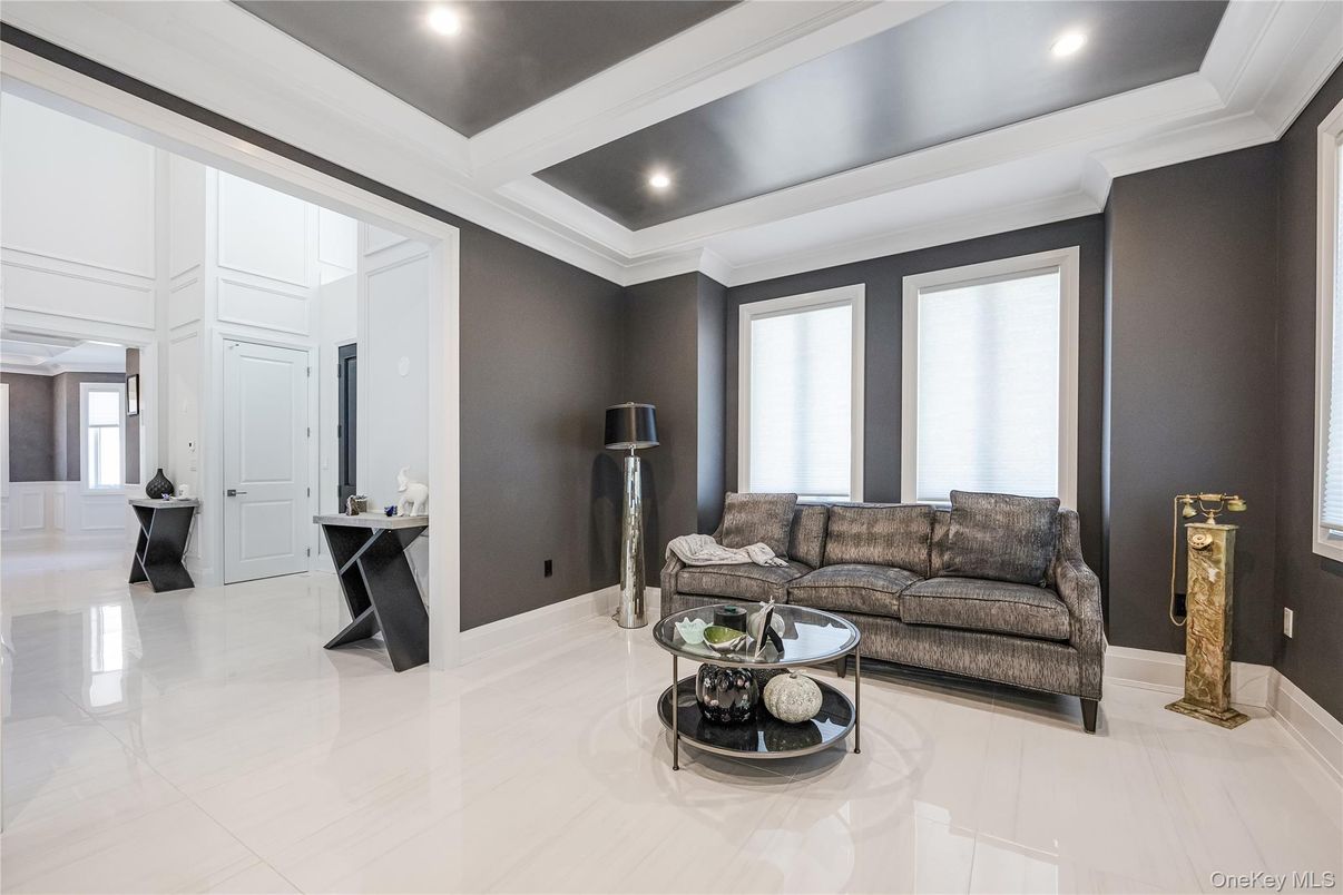 Interior, Living room, Recessed Lighting