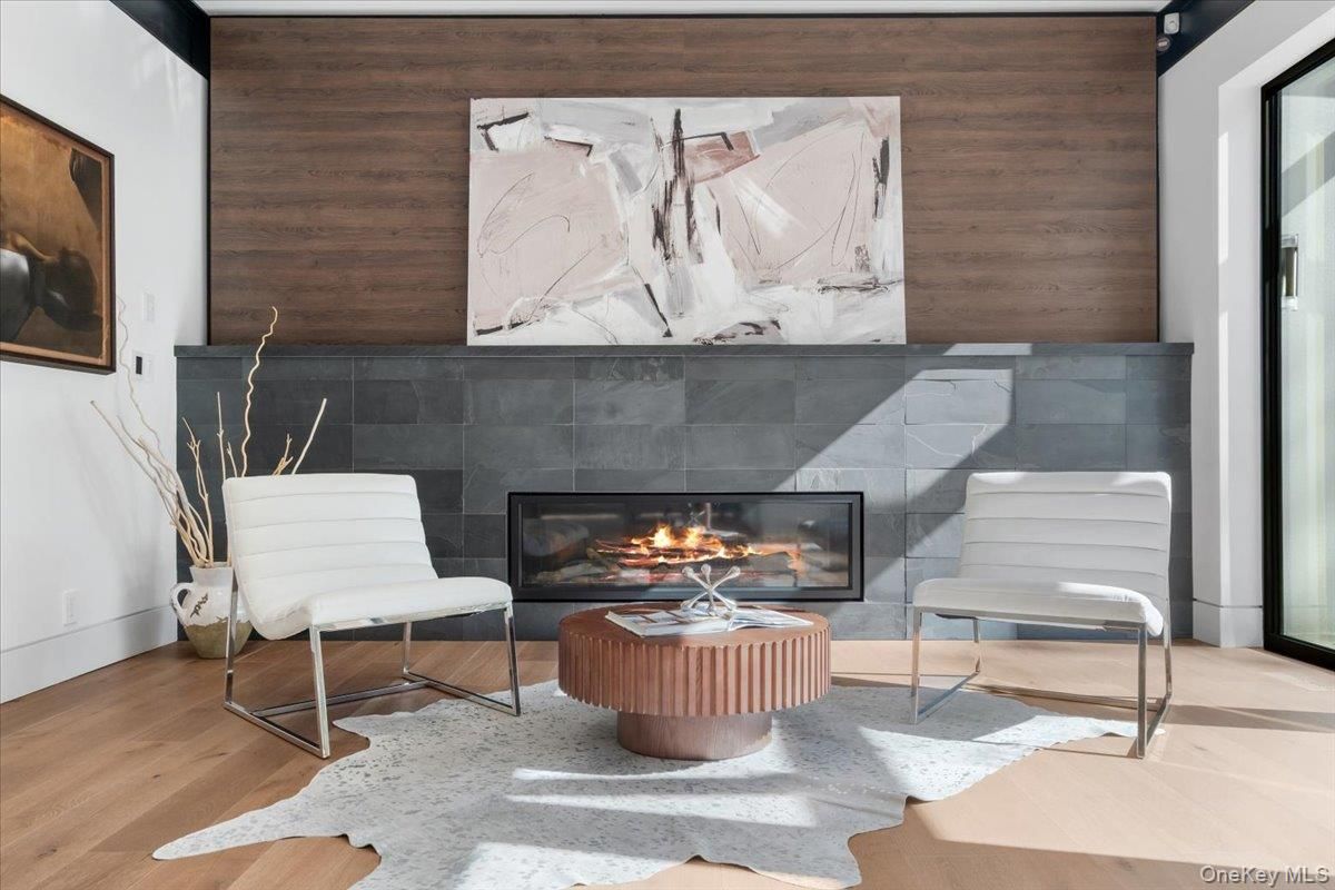 Fireplace, Interior, Living room, Wood Texture Flooring, Wooden Walls