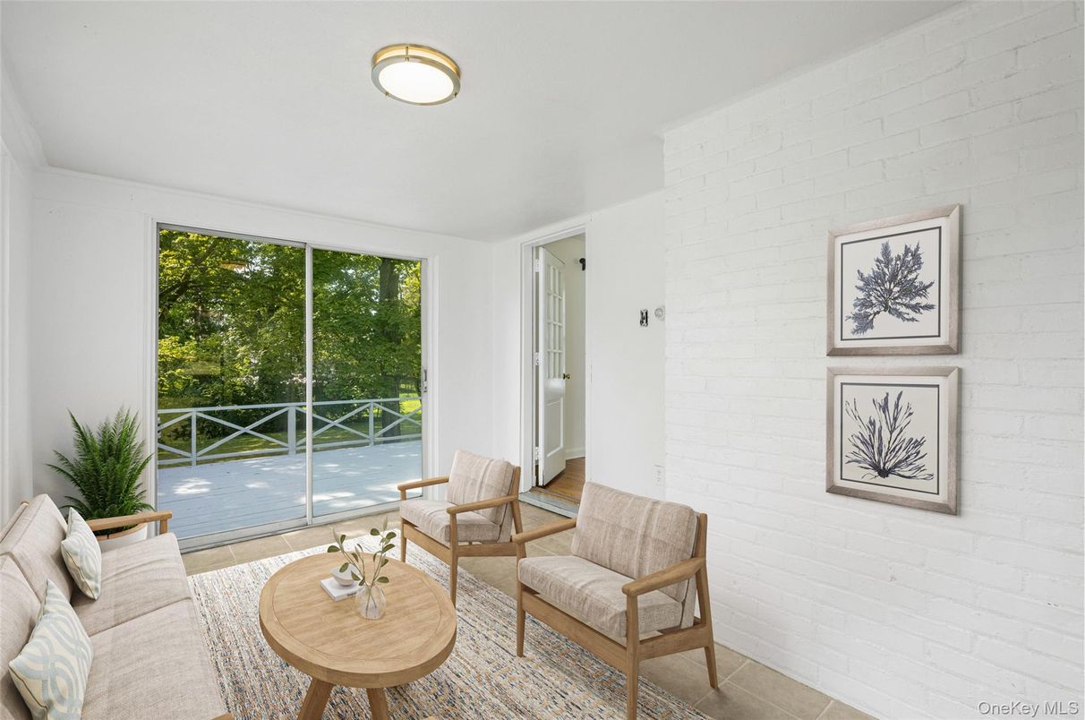 Interior, Living room, Stone Walls, Wood Texture Flooring