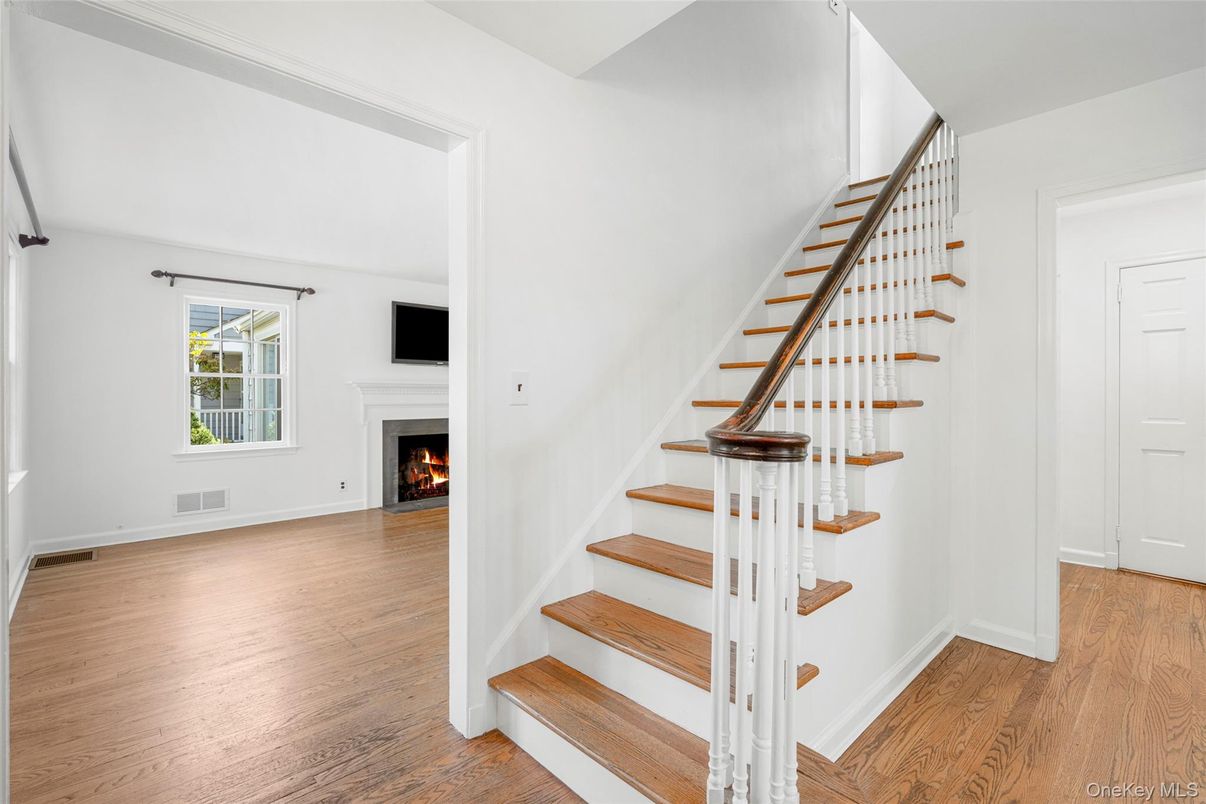 Fireplace, Interior, Wood Texture Flooring