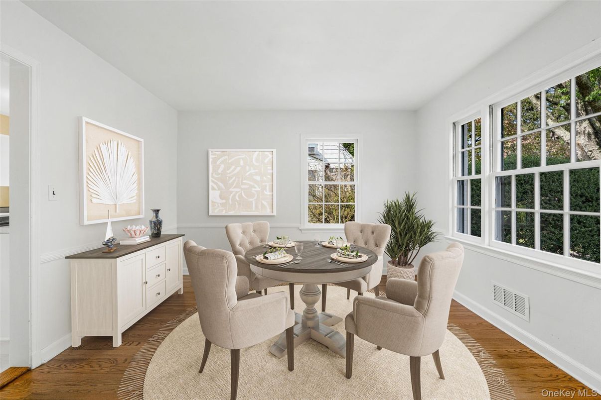 Dining room, Interior, Wood Texture Flooring