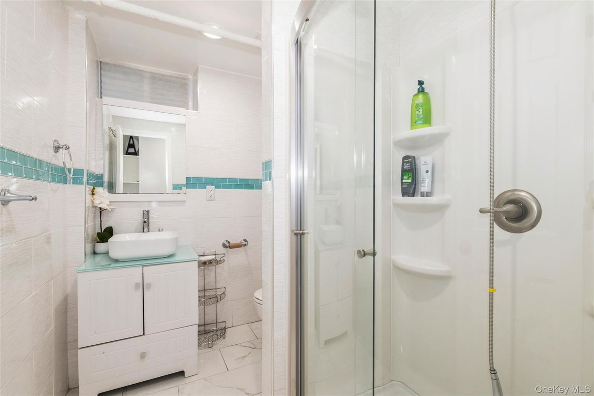 Bathroom, Glass Shower, Interior, Marble